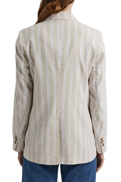 Picture of SUSTAINABLE Made of organic cotton/linen: double-breasted blazer