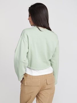 Picture of SUSTAINABLE CROPPED SWEATSHIRT MADE OF PURE COTTON