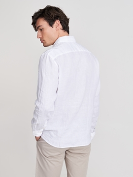 Picture of KENT COLLAR,LONG SLEEVE,ONE BIGGER MADE OF PURE LINEN