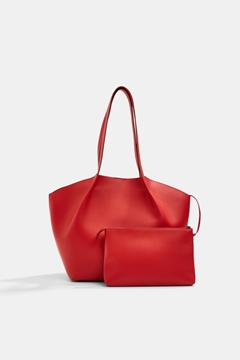 Picture of Leather look shopper