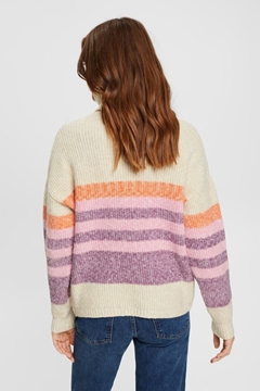 Picture of Striped roll neck jumper
