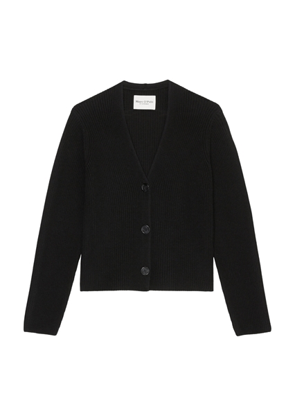 Picture of V-neck cardigan relaxed Made of heavy-weight organic cotton
