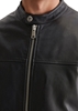 Picture of Leather jacket regular made from soft leather