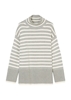 Picture of Oversize knitted sweater with stripe design