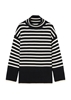 Picture of Oversize knitted sweater with stripe design