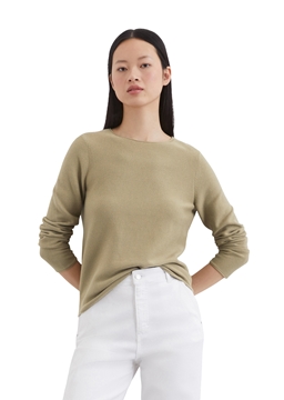 Picture of Knitted sweater slim made from soft organic cotton