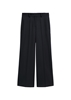 Picture of Wide suit trousers made from a polyester/virgin wool mix