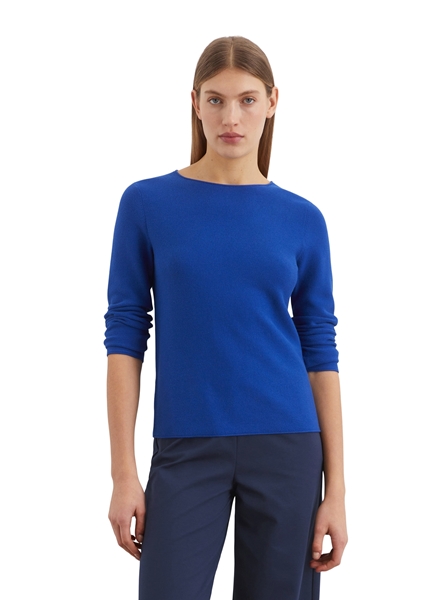 Picture of Knitted sweater slim made from soft organic cotton