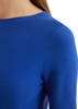 Picture of Knitted sweater slim made from soft organic cotton