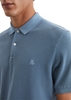 Picture of Piqué shaped polo shirt made from organic cotton stretch