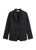 Picture of Piqué jersey blazer regular made from an organic cotton blend