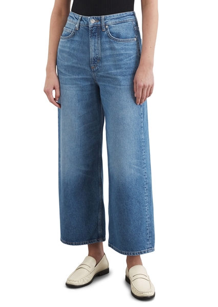 Picture of Jeans model TOLVA wide high waist in culotte style