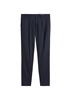 Picture of Pants model Morot jogger pleats made from papertouch cotton stretch fabric