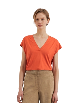 Picture of Sleeveless jersey blouse relaxed from LENZING™ ECOVERO™