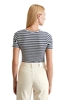 Picture of Regular striped T-shirt made from organic cotton slub jersey