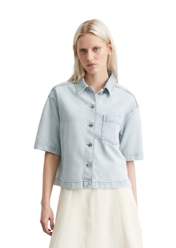 Picture of Denim shirt, relaxed fit, overlapp 504907822023