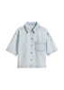 Picture of Denim shirt, relaxed fit, overlapp 504907822023