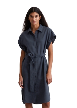 Picture of Relaxed linen dress with waist belt