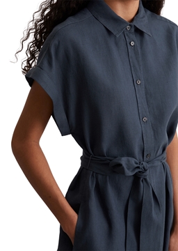 Picture of Relaxed linen dress with waist belt