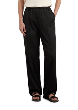 Picture of Satin trousers wide made from viscose stretch