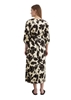 Picture of Wrap dress regular made from viscose satin stretch