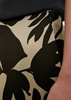 Picture of Flared print satin skirt made from viscose stretch