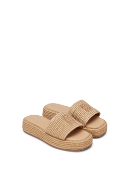 Picture of Plateau slides in raffia look