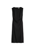 Picture of Dress shaped made from an elastic viscose-linen blend
