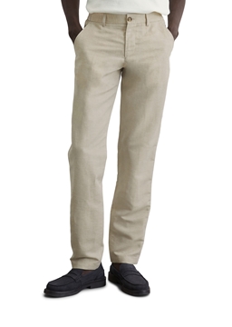 Picture of Pants model Osby jogger tapered made from a high-quality linen mix