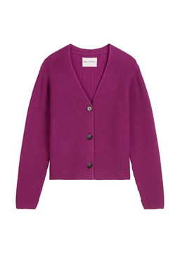 Picture of V-neck cardigan relaxed made from heavyweight organic cotton