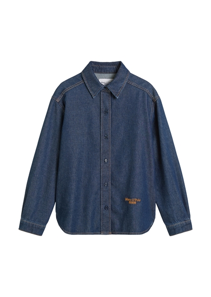 Picture of Regular denim blouse made from pure organic cotton