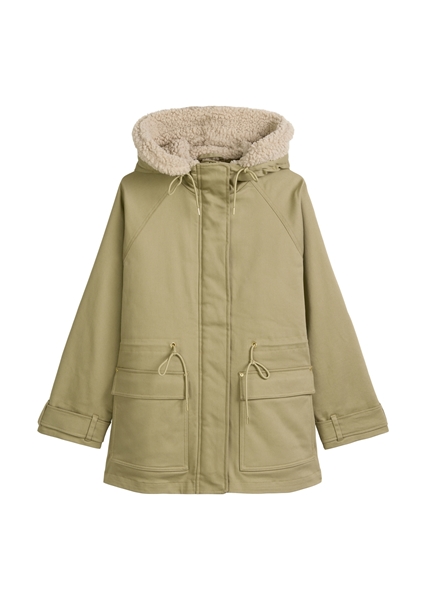 Picture of Outdoor jacket oversize made from organic cotton stretch twill
