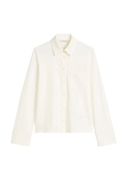 Picture of Regular jersey blouse made from organic cotton stretch