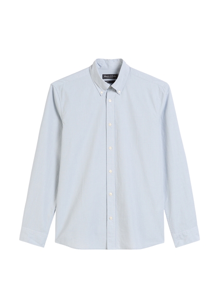 Picture of Button-down shirt regular with a fine check pattern
