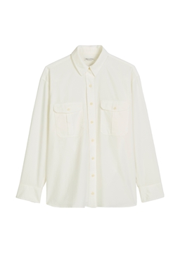 Picture of Relaxed fine corduroy blouse made from an organic cotton/lyocell mix