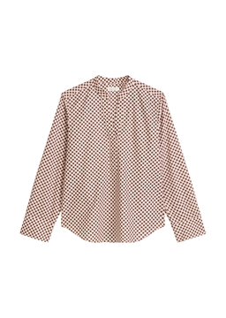 Picture of Regular tunic blouse made from papertouch poplin