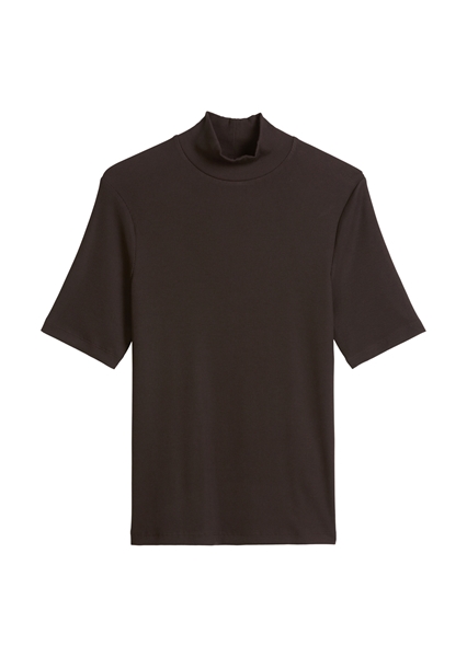 Picture of Turtleneck T-shirt slim made from TENCEL™ Modal