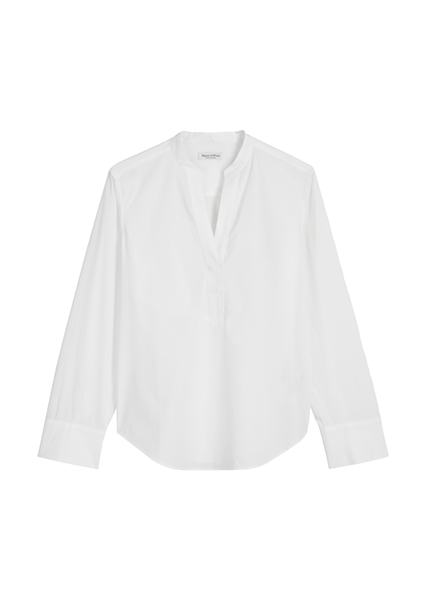 Picture of Regular tunic blouse made from papertouch poplin