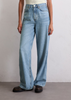 Picture of Jeans model Tolva wide long made from a soft lyocell-cotton blend
