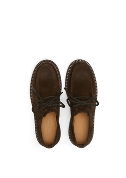 Picture of Derby lace-up made from soft suede