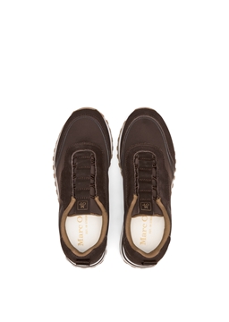 Picture of Slip-on sneaker model Bjorna made from suede and neoprene