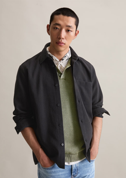 Picture of Regular shirt with fine structure