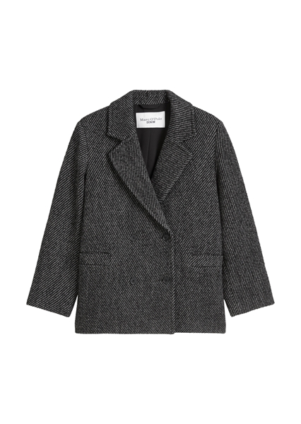 Picture of Relaxed tweed blazer made from a wool mix