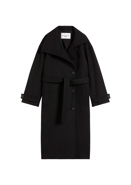 Picture of Regular long wool coat with recycled wool