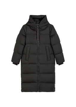 Picture of Puffer down hooded coat regular made from recycled materials