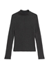 Picture of Turtleneck sweater slim made from heavy weight cotton
