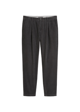 Picture of Corduroy trousers model Osby pleats tapered made from pure organic cotton