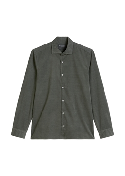 Picture of Corduroy shirt regular with fine ribbed structure