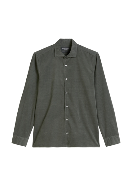 Picture of Corduroy shirt regular with fine ribbed structure