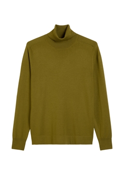 Picture of Regular turtleneck sweater made from soft merino wool